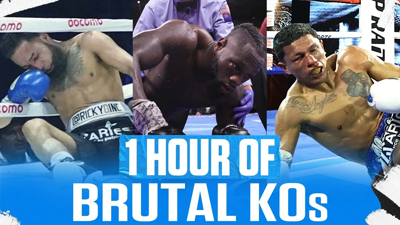 One Hour Of BRUTAL Boxing Knockouts background