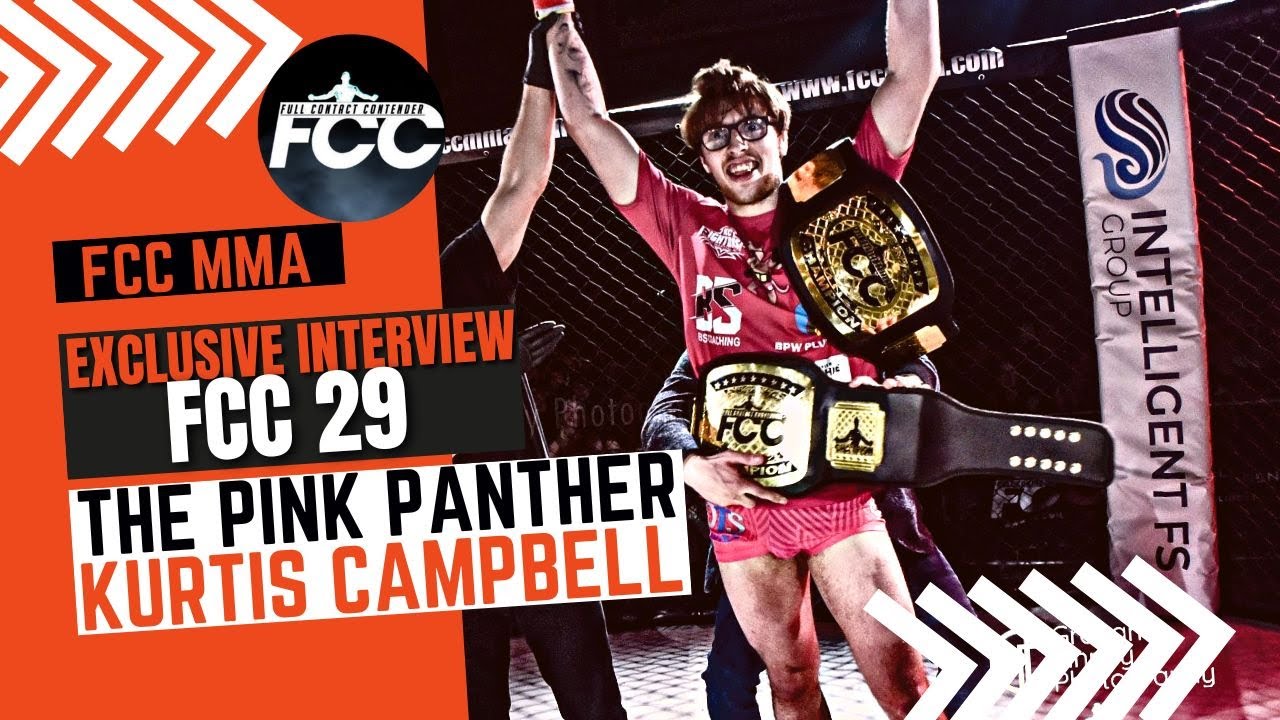 KURTIS CAMPBELL AFTER WINNING 5TH CHAMPIONSHIP IN 12 MONTHS AT FCC 29 | BEST FEATHERWEIGHT PROSPECT background