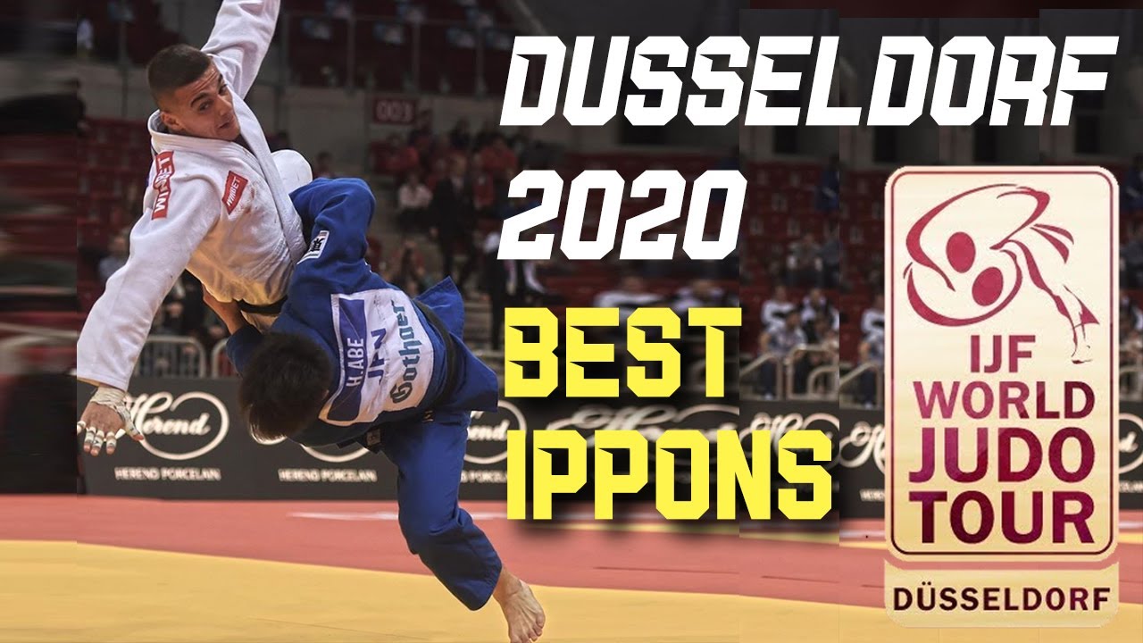 Top Judo Ippons from Dusseldorf Judo Grand Slam 2020 background