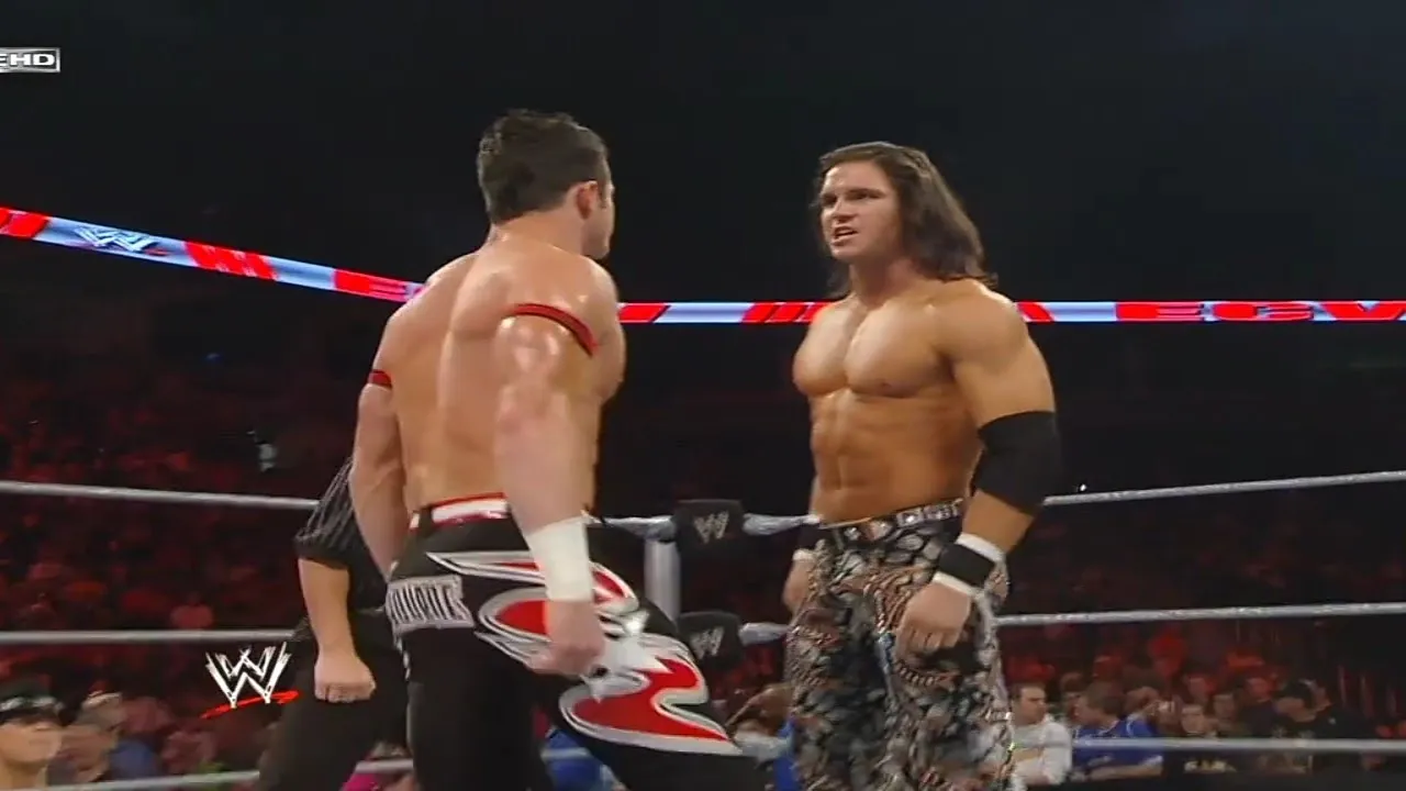 Evan Bourne✌️ vs. John Morrison (WWE ECW 09/9/2008)Part.1 backdrop