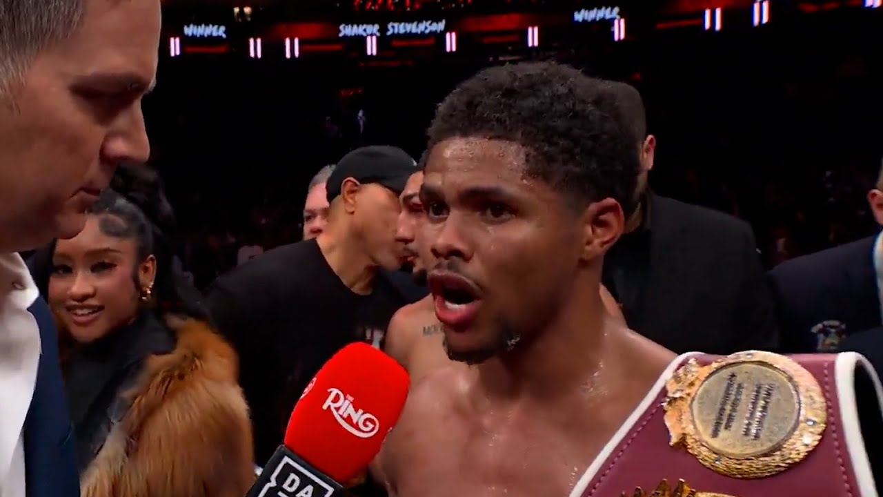 Shakur Stevenson REACTS To Teofimo Lopez Win | The Ring VI