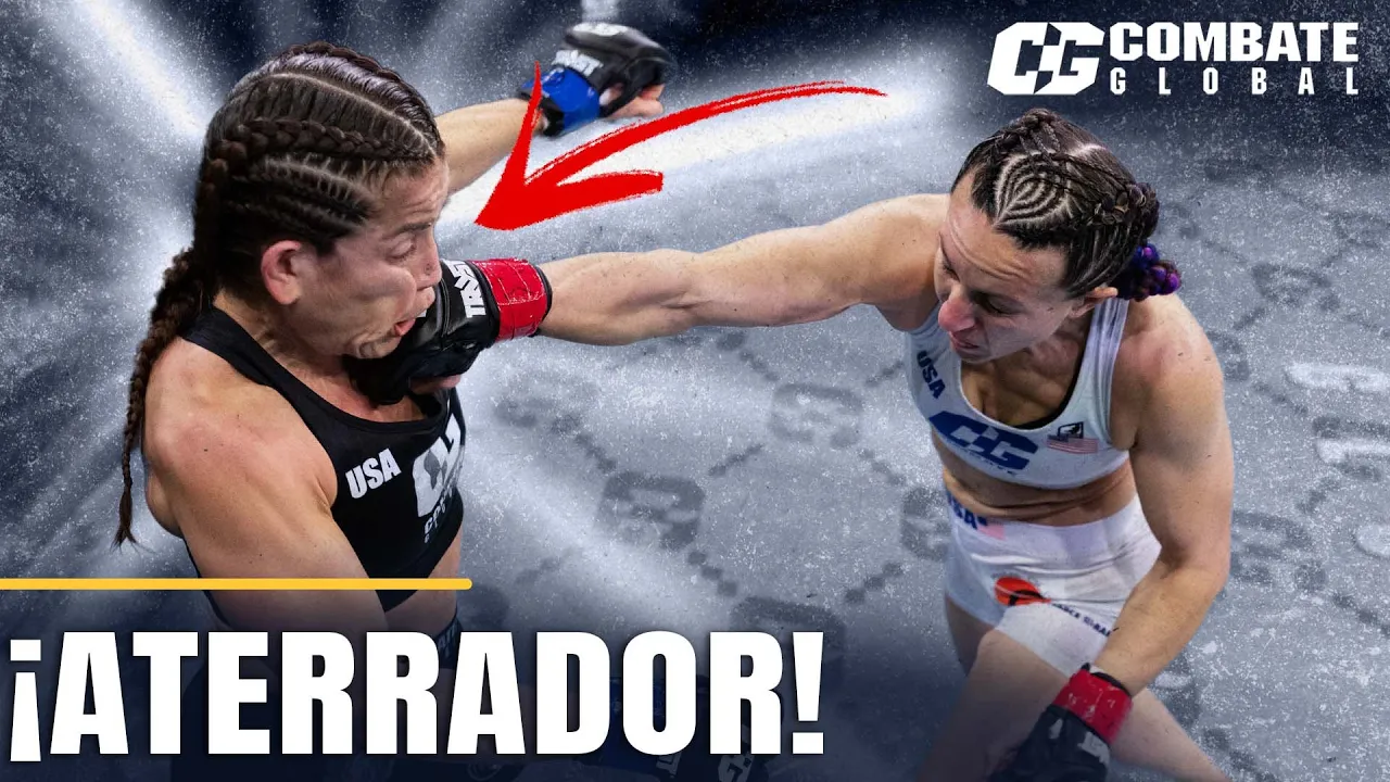 ¡Impacto ATERRADOR! | Claudia Zamora vs Kristina Pettigrew I Combate Global 65
