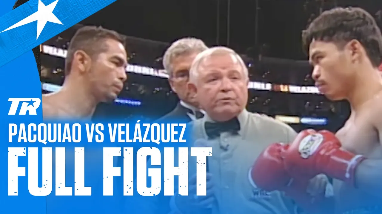 Manny Pacquiao vs Héctor Velázquez | Full Fight background