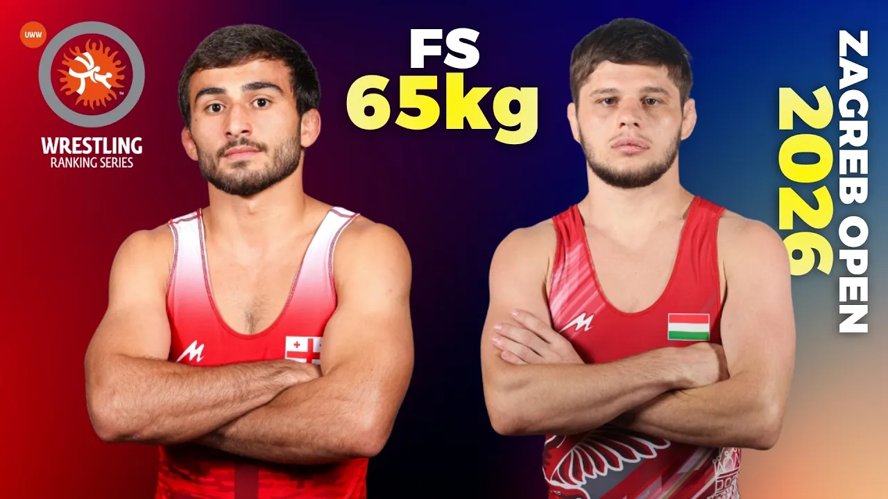 Nika ZAKASHVILI (GEO) vs Gamzatgadzhi KHALIDOV (HUN). Zagreb Open 2026 | Bronze Medal FS 65 Kg