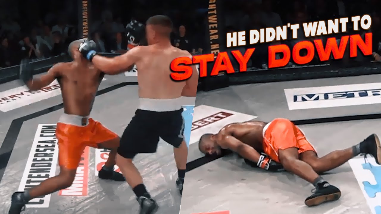 Fighter Gets Knocked OUT COLD But Keeps On Fighting