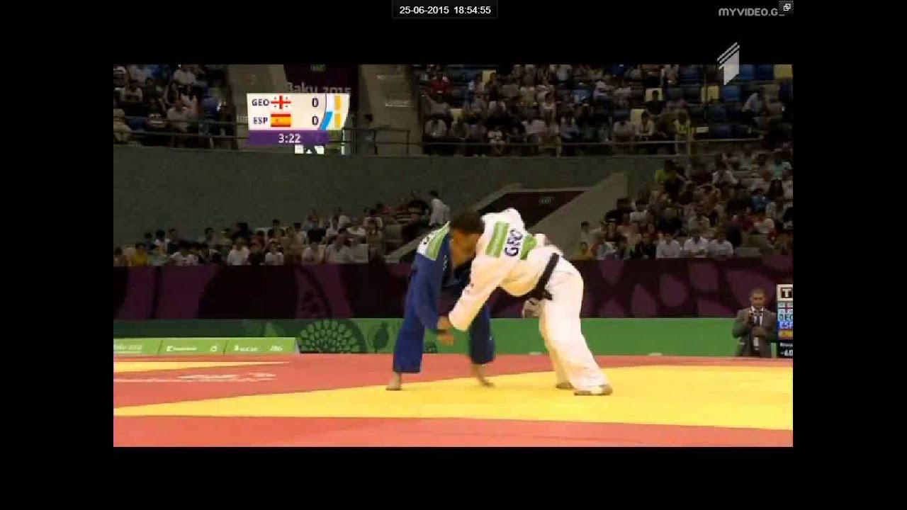 Amiran Papinashvili vs Francisco Garrigos European games Baku 2015 background