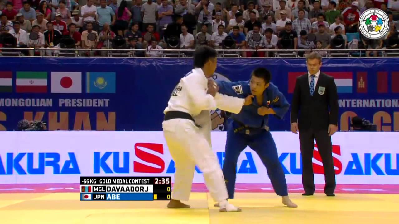Tumurkhuleg Davaadorj vs Hifumi Abe Grand-Prix Ulaanbaatar 2015 background