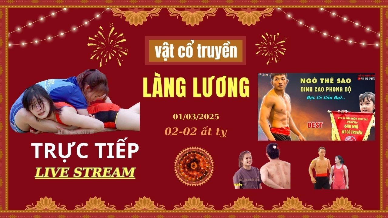 🔴 Trực tiếp giải vật cổ truyền Làng Lương 2025 background