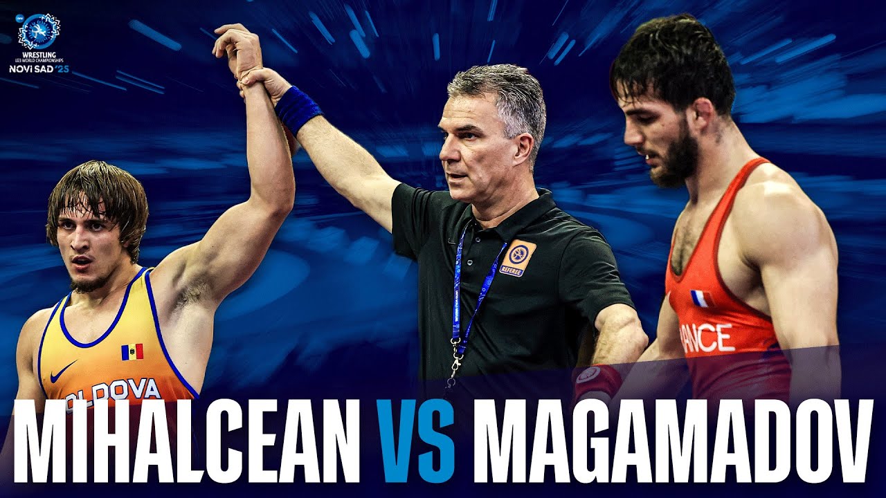 Rakhim MAGAMADOV (FRA) vs. Eugeniu MIHALCEAN (MDA) | U23 WORLD CHAMPIONSHIPS 2025 background