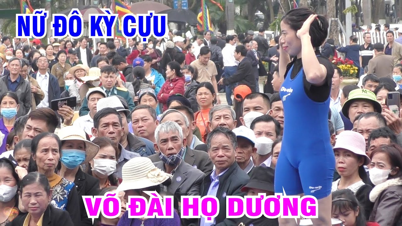 Vật Nữ Họ Dương - trận 5 . Những cựu nữ đô họ Dương tranh tài. Womens wrestling.