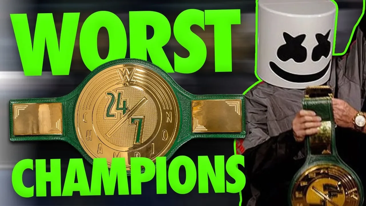 10 WORST WWE 24/7 Champions EVER!!!