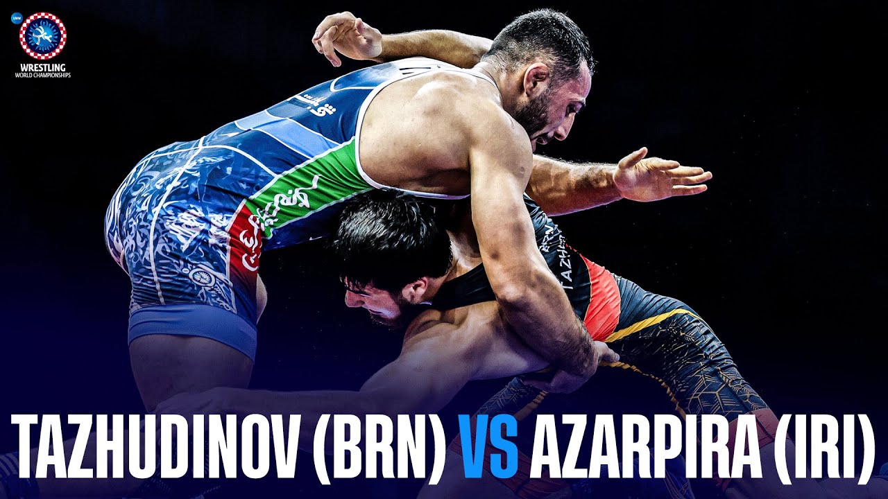 Akhmed TAZHUDINOV (BRN) vs. Amirali AZARPIRA (IRI) | WORLD CHAMPIONSHIPS 2025 | Semi Final | FS 97Kg