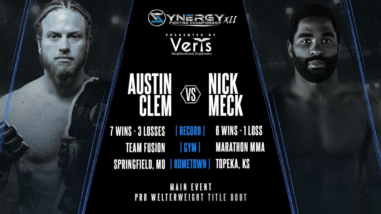 Austin Clem vs Nick Meck Synergy FC 12 background