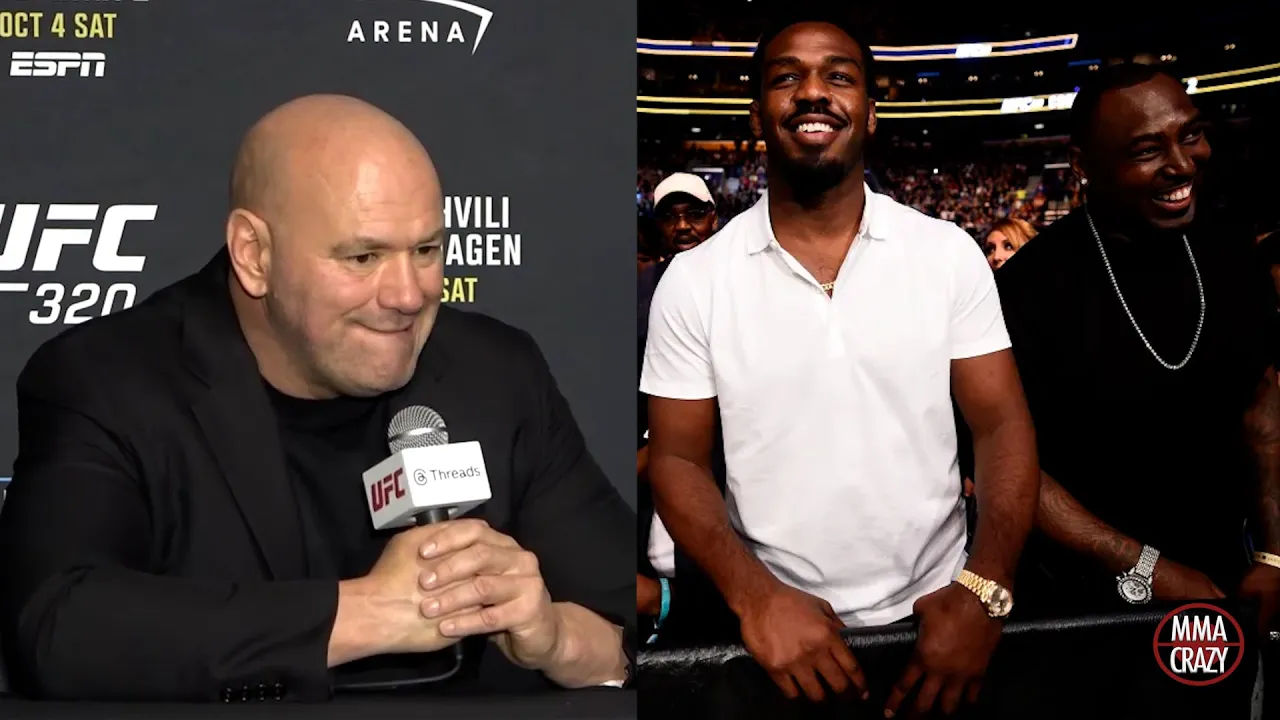 Dana White reveals calls with Jon Jones since tragic death of his brother backdrop