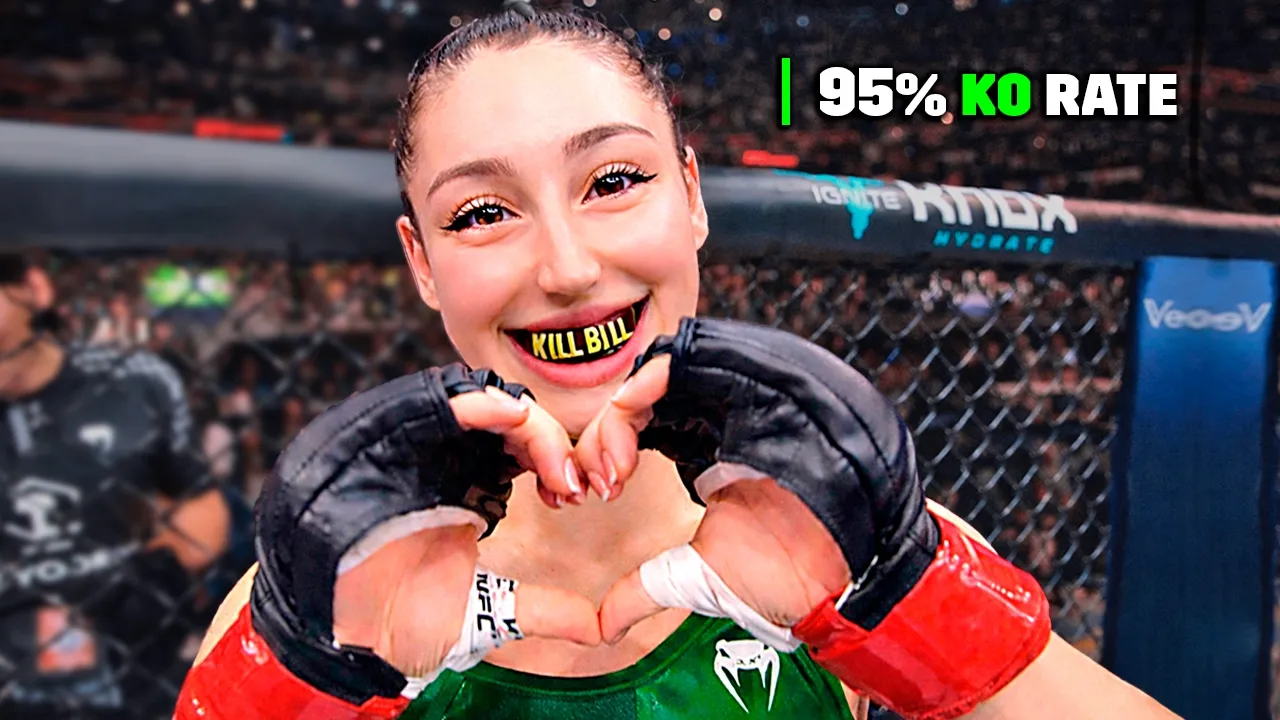 Look at This Angel! She Fights Like HELL - The Most Brutal Girl in the UFC Regina Tarin