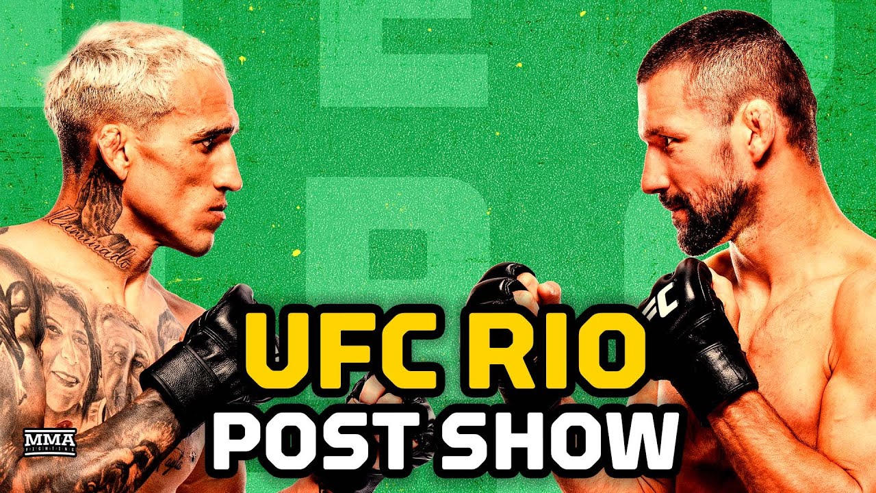 UFC Rio Results & LIVE Reaction | Oliveira DESTROYS Gamrot, Calls Out Holloway | MMA Fighting background