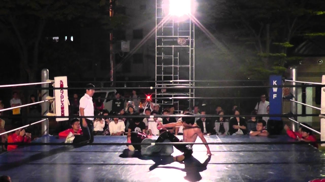 2014/10/3 九州産業大学プロレス研究部 第39回中洲まつり 1日目 第1試合