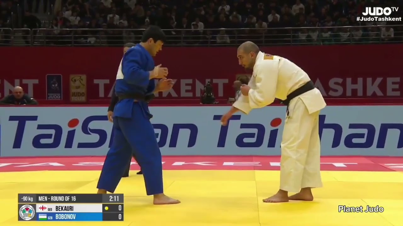 Lasha BEKAURI 🇬🇪 🆚️ Davlat BOBONOV 🇺🇿 | 1/8финала /-90кг | Большой Шлем Ташкент 2026