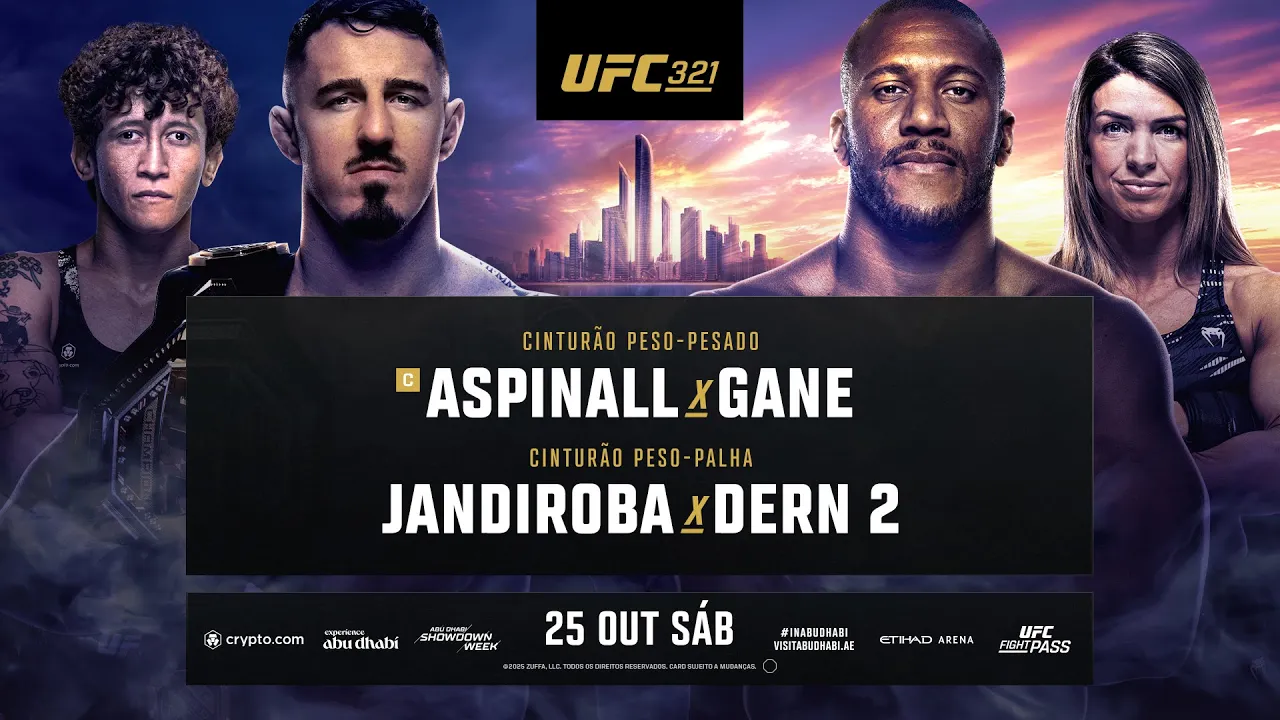 UFC 321: Aspinall x Gane | 25 de Outubro | UFC Fight Pass