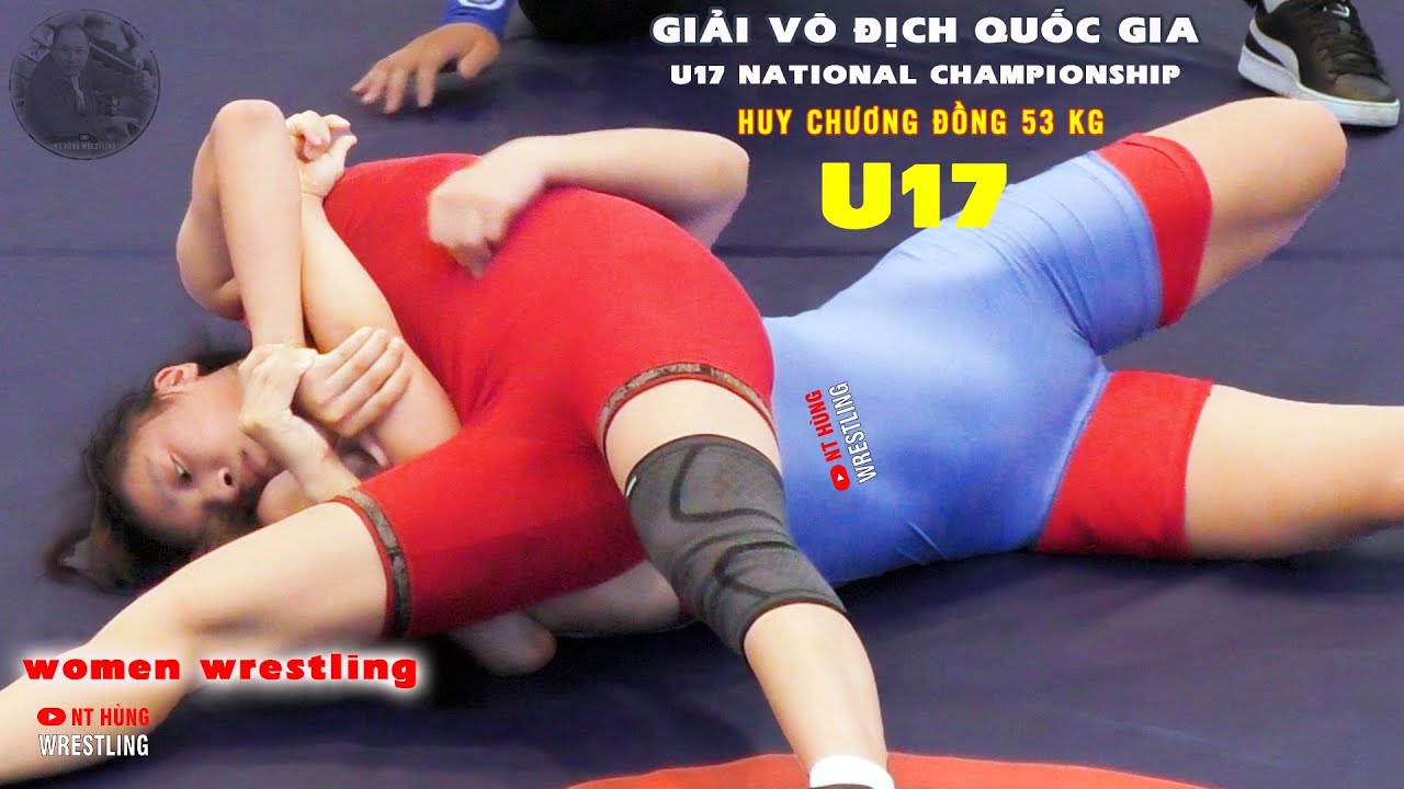 ❤️ Vật nữ Tuyên Quang . women wrestling. Tranh huy chương đồng 53 kg. background