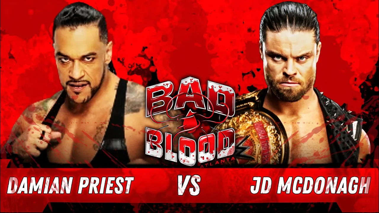 Damian Priest vs JD McDonagh | Full Match : WWE Bad Blood background