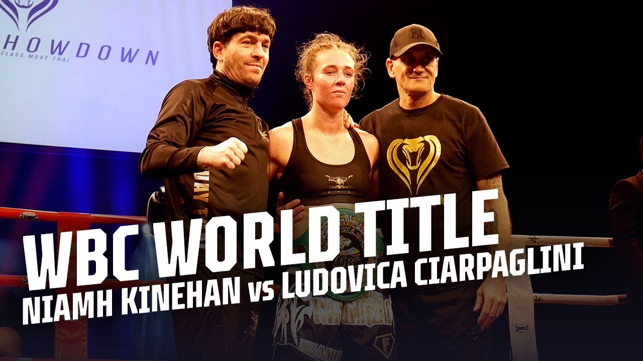 WBC MUAY THAI WORLD TITLE ๐๐ Niamh Kinehan vs Ludovica Ciarpaglini | SuperShowDown | Fight Replay background