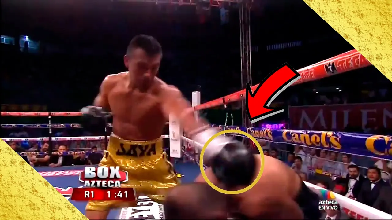 El KO Técnico de Aire mas Grandioso de la Historia del Boxeo! background