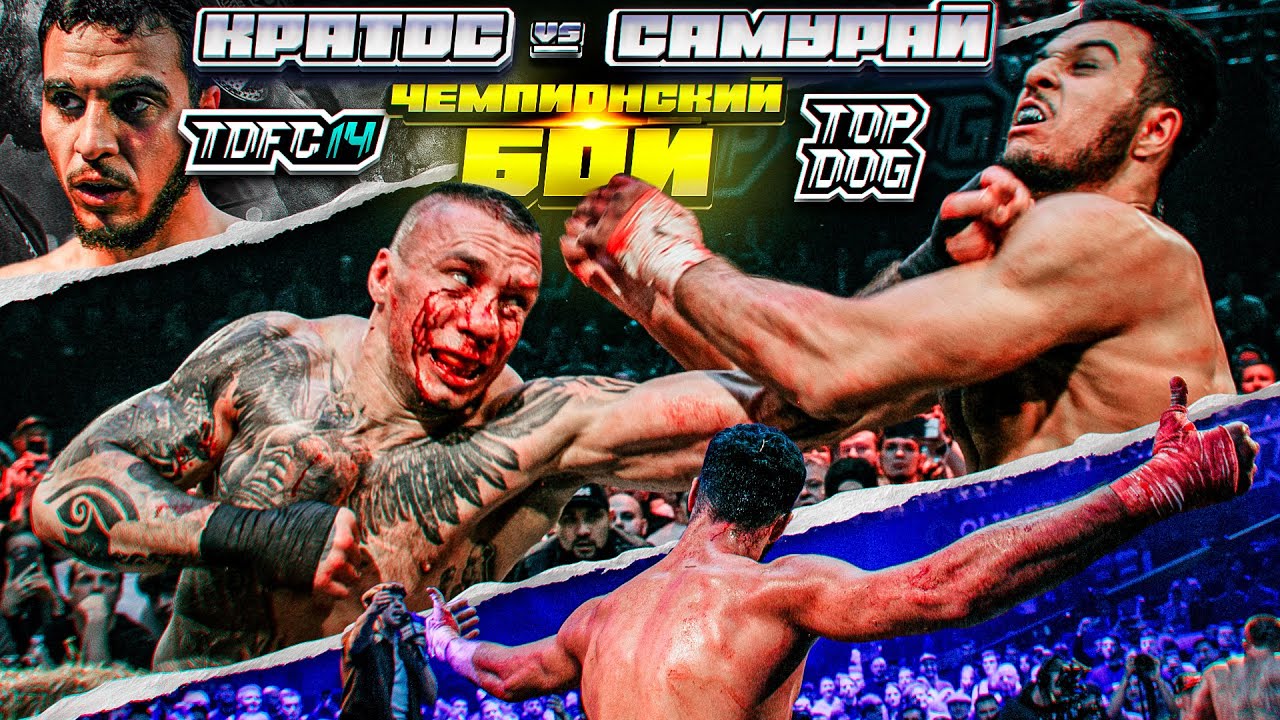 Кратос vs. Самурай | Чемпионский бой | TDFC 14 background