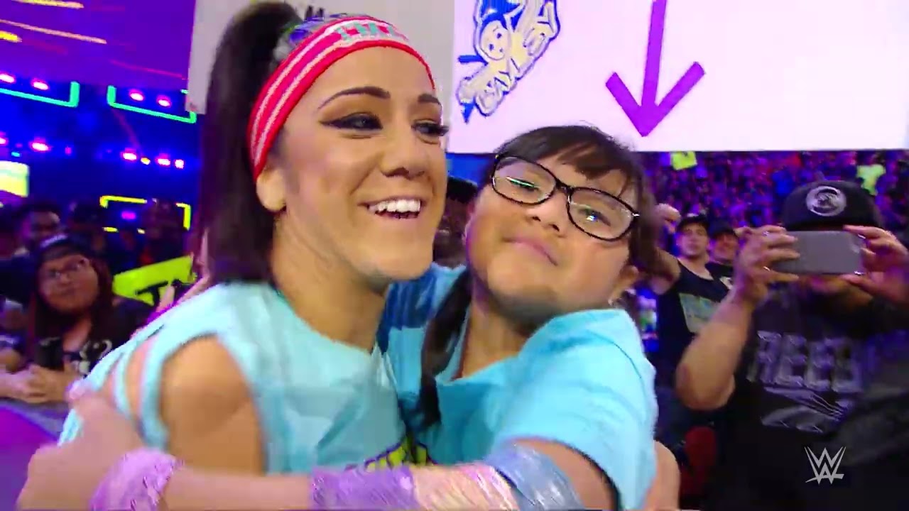 FULL SEGMENT: 1080pHD WWE RAW 05/15/17 Alexa Bliss & Bayley Brawl Segment backdrop