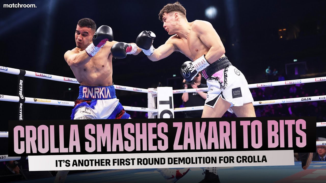 Will Crolla Vs Ayoub Zakari: Full Fight (Catterall Vs Barboza Undercard)