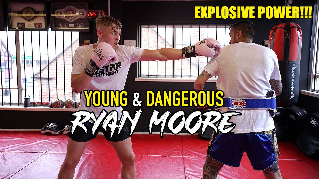Young & Dangerous Ryan Moore Muay Thai Training - EXPLOSIVE POWER! background