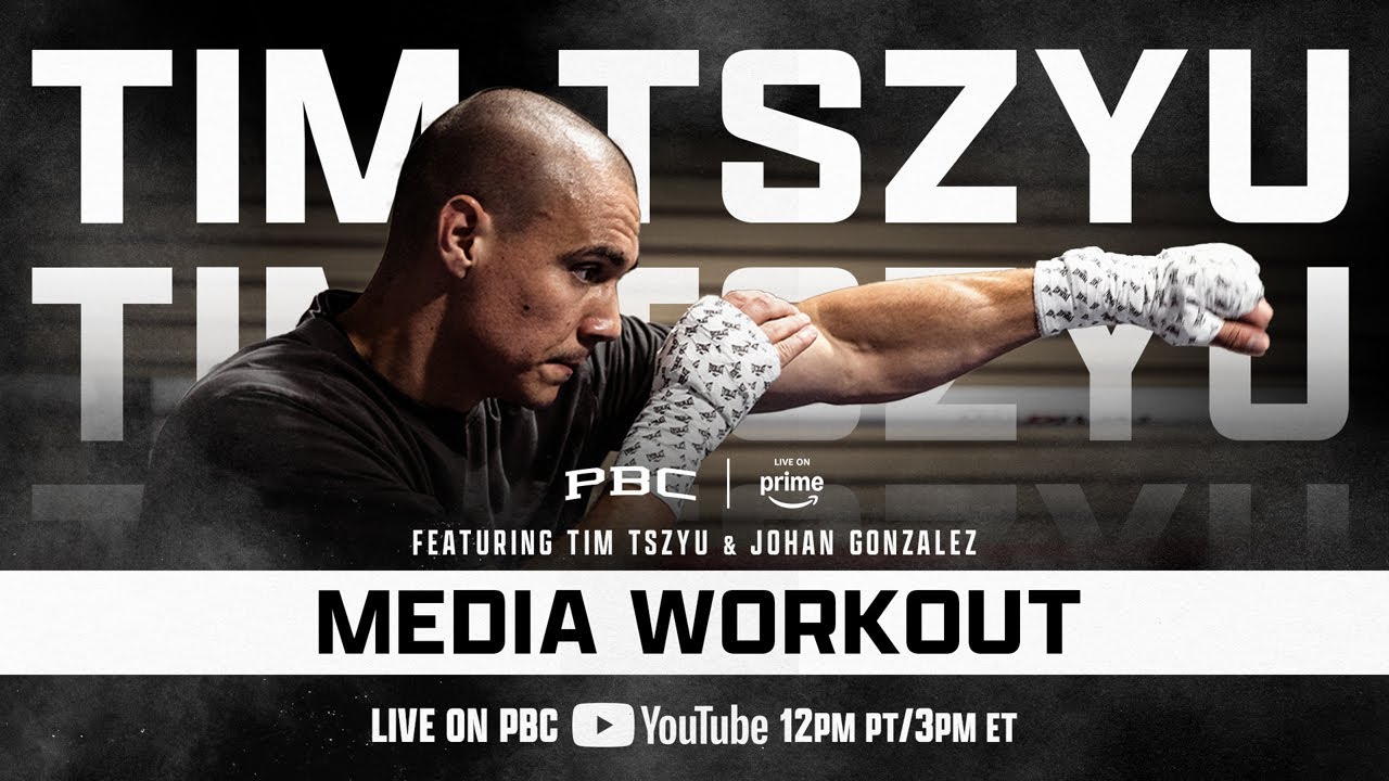 Tim Tszyu Las Vegas Media Workout | #MurtazalievTszyu background