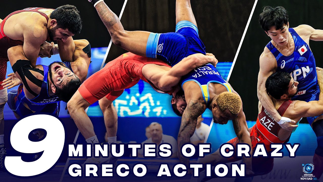 Nine minutes of the craziest Greco-Roman throws from the U23 World Championships