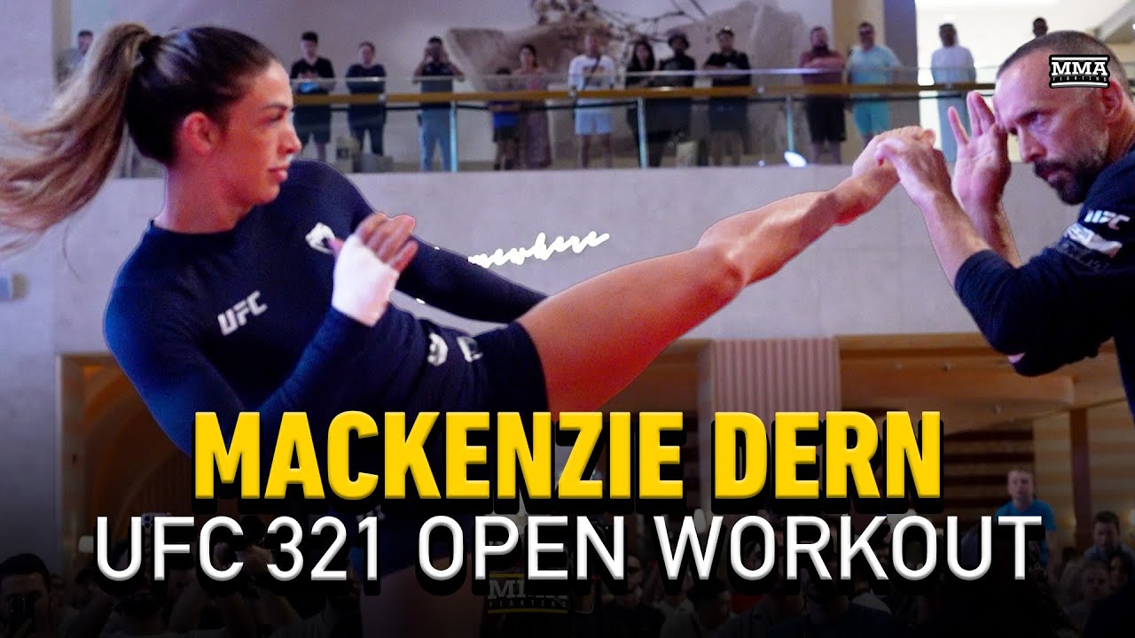 Full Mackenzie Dern UFC 321 Open Workout | MMA Fighting