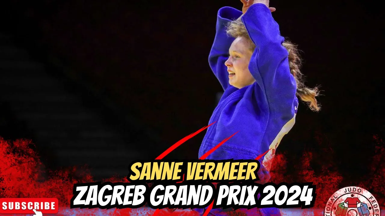 Sanne VERMEER (NED) I Gold Medalist -70KG I Zagreb Grand Prix 2024 backdrop