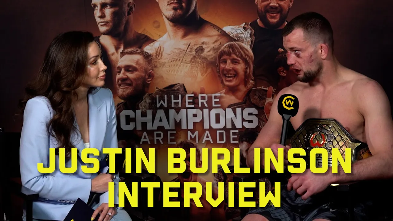 CW 188: Justin Burlinson Post-Fight Interview backdrop