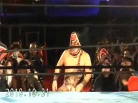 2010/10/31【5】第51回香椎祭 第3試合 1-3 =九州産業大学プロレス研究部 創部25周年記念大会= background
