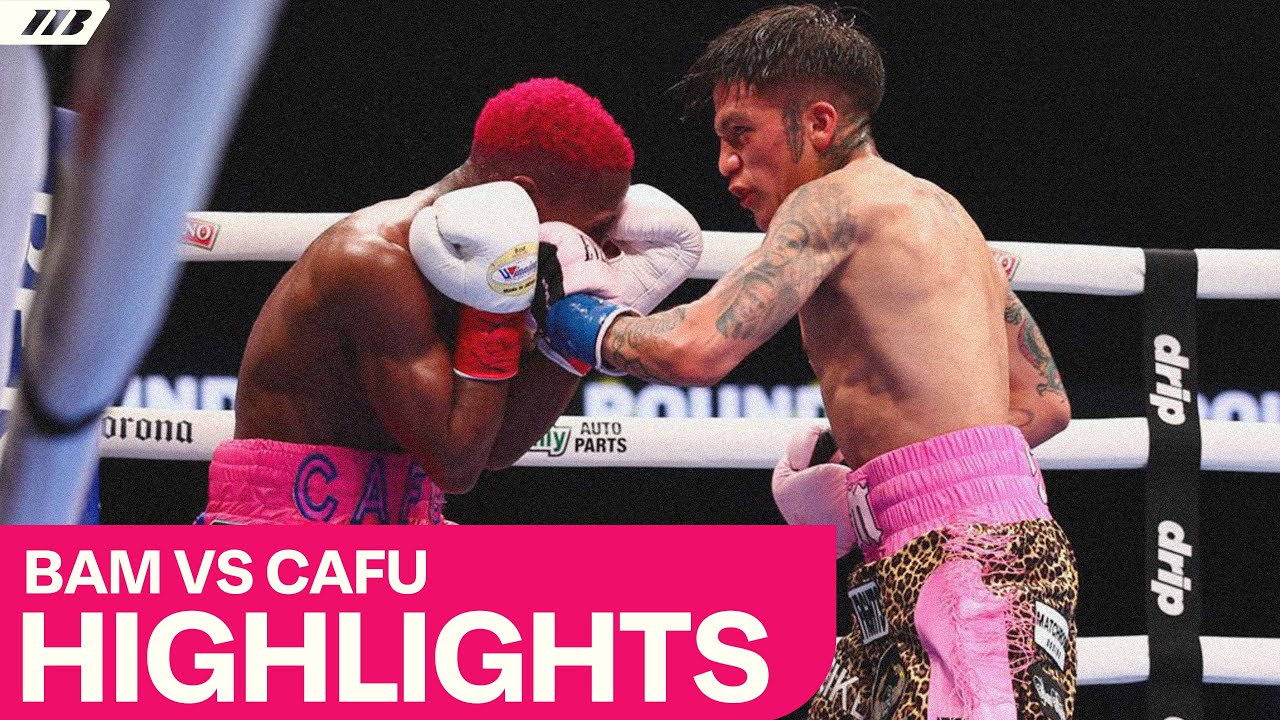 'Bam' Rodriguez beats down Cafu to unify | Full Highlights | Matchroom Boxing background