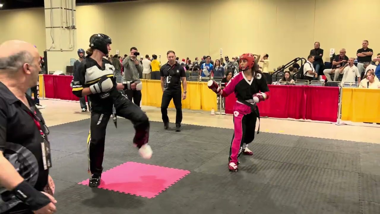 Katarina Herman vs Arielle Summitt Women's Middleweight Sparring Grand Championship background