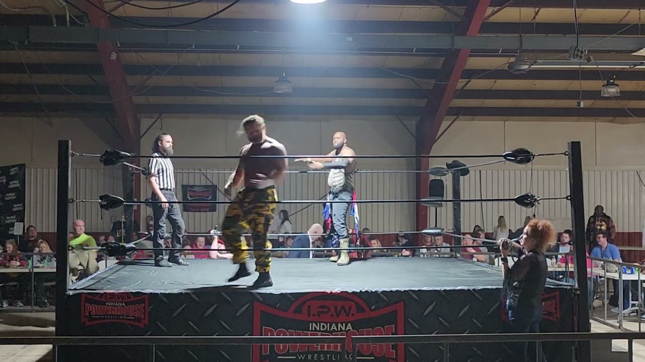 Big Black Cowboy vs Garrisaon Creed (United States Title) - IPW 11/11/23 backdrop