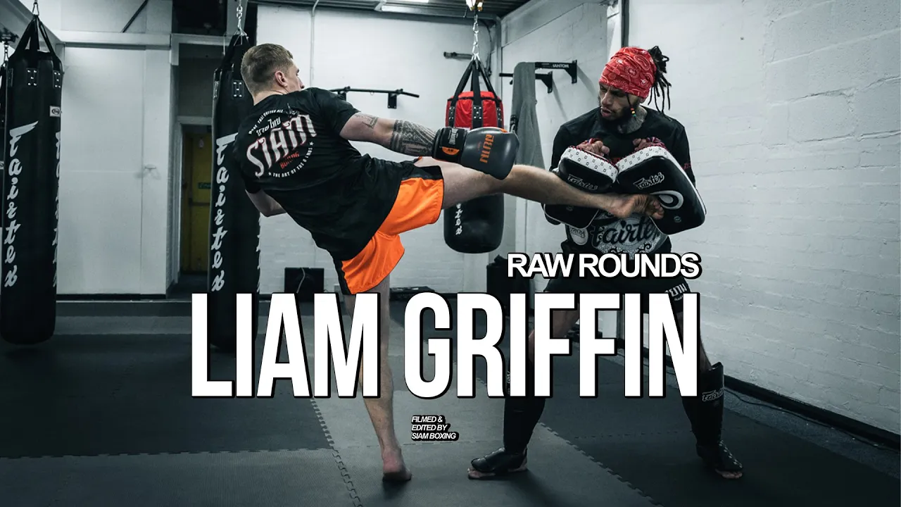 Liam Griffin Muay Thai Pad Work | Siam Boxing | RAW ROUNDS background