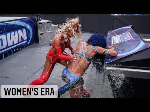 Smackdown Women's Championship Sasha Banks V.S Carmella 2/2 background