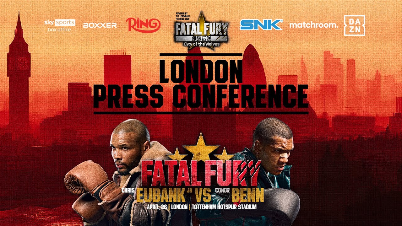 Chris Eubank Jr Vs Conor Benn: London Launch Press Conference (Part 2) background