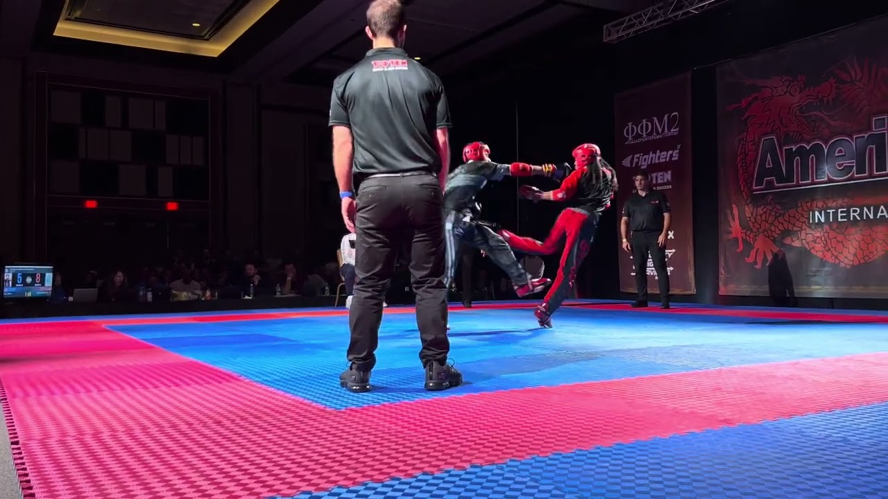 Trey Browne-Williams vs Tyson Wray Open Weight Challenge Finals - AmeriKick Internationals 2025 background