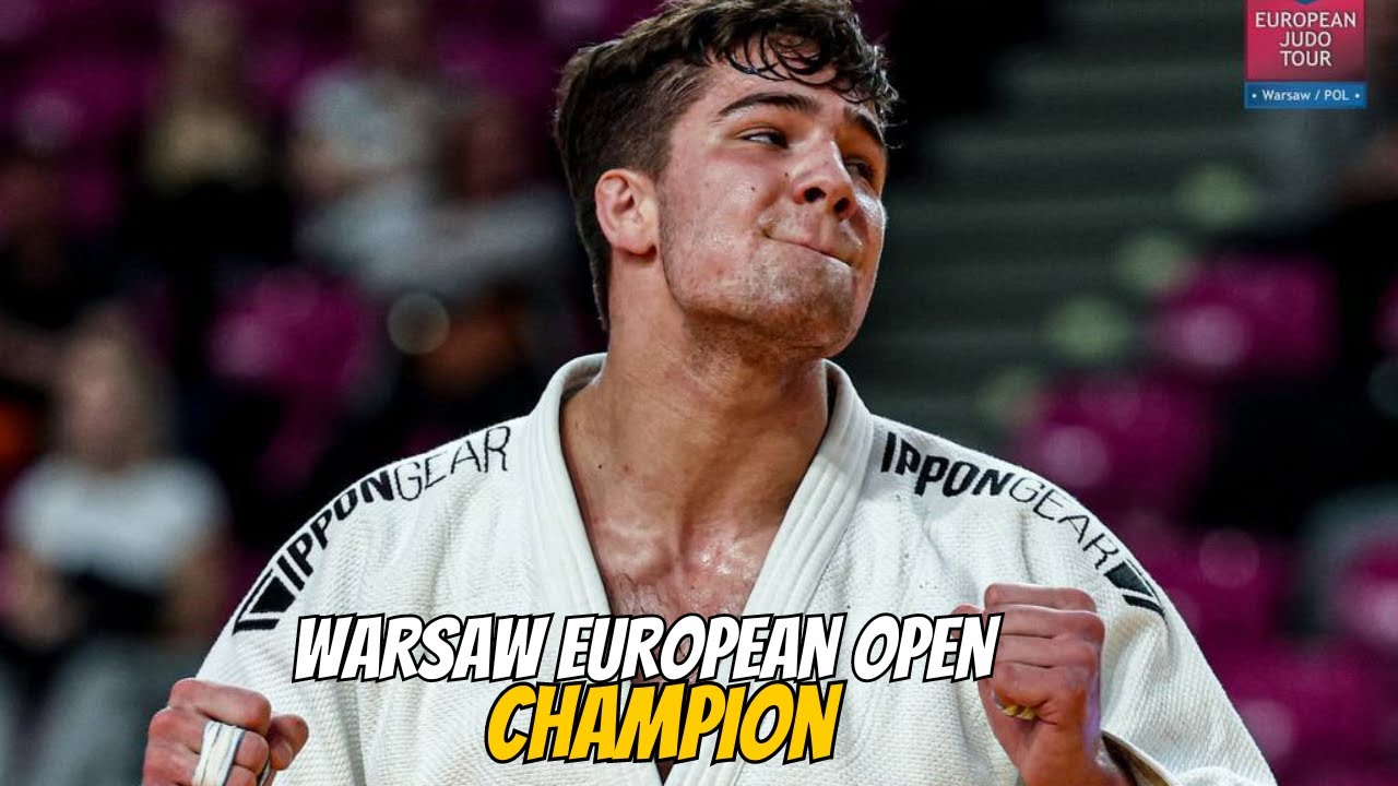 Tiziano FALCONE (ITA) I Gold Medalist 🥇 I -90KG I WARSAW EUROPEAN OPEN 2024 backdrop
