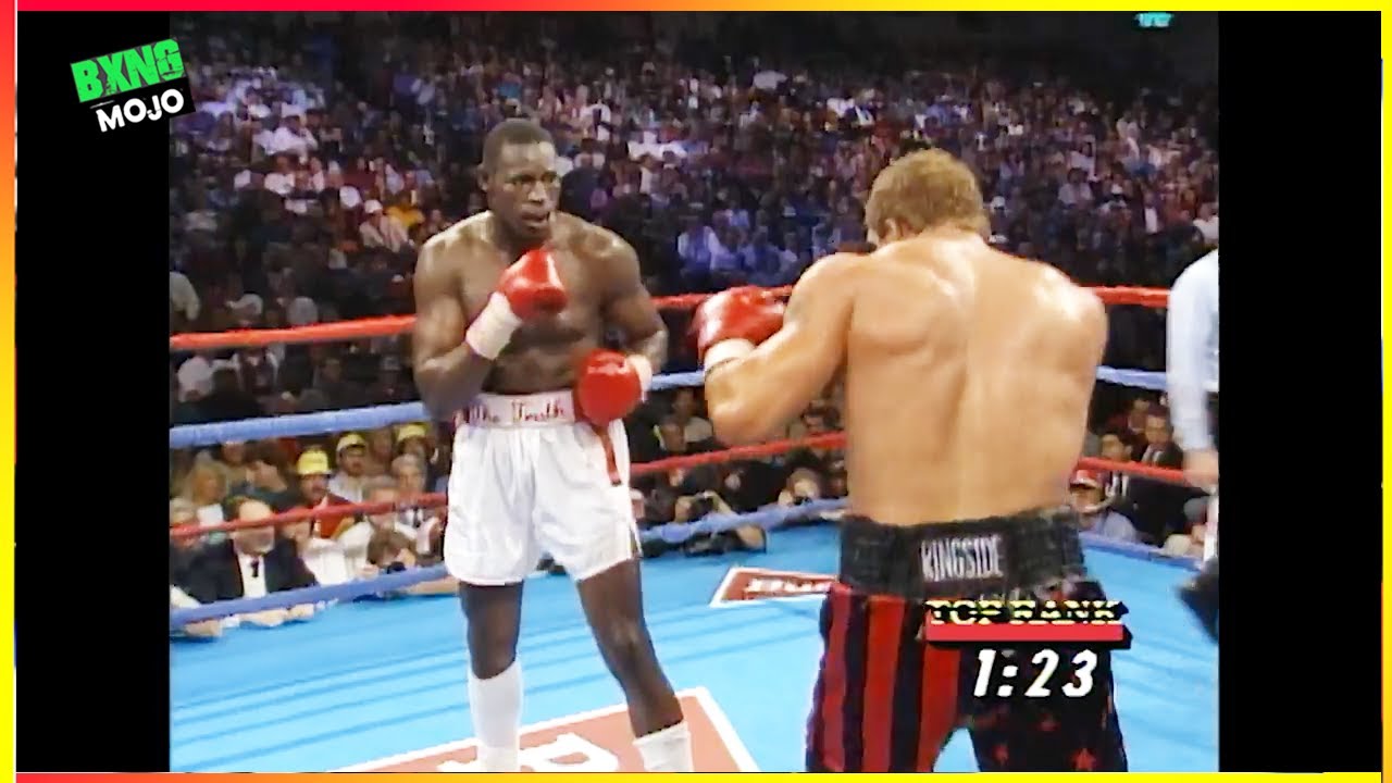 Tommy Morrison (USA) vs Carl Williams (USA) - KNOCKOUT, BOXING HD background