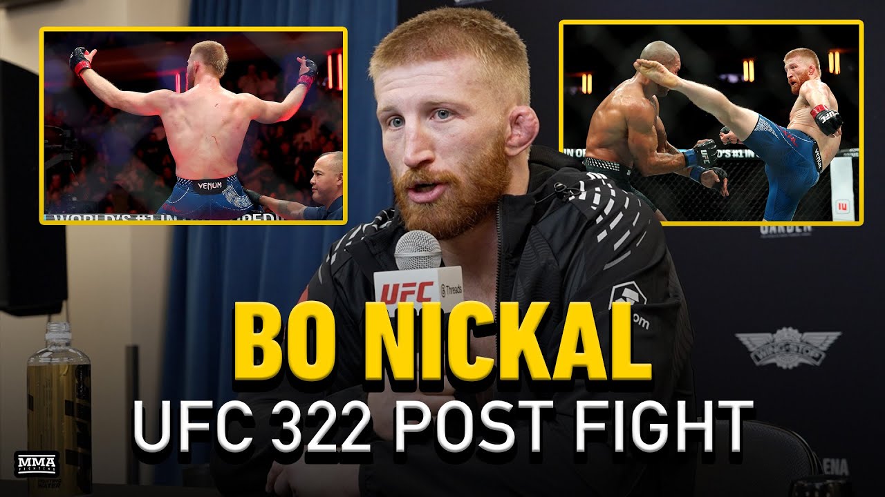 Bo Nickal Explains Why He Gave Double Middle Fingers To UFC 322 Crowd: 'I Stood Up For Myself'