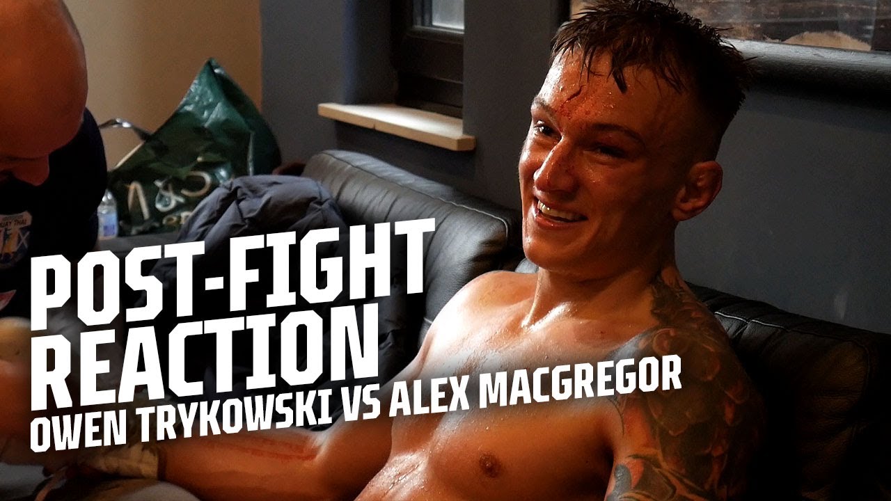 Owen Trykowski vs Alex MacGregor | Post-Fight Reaction | Rebellion | Fight Record background
