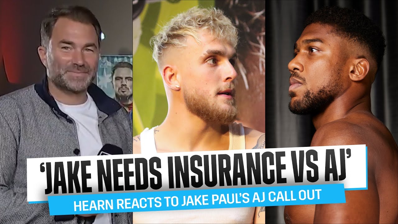"Anthony Joshua Said He Would Fight Jake Paul" Eddie Hearn & Jai Opetaia React To Paul's Call Out background