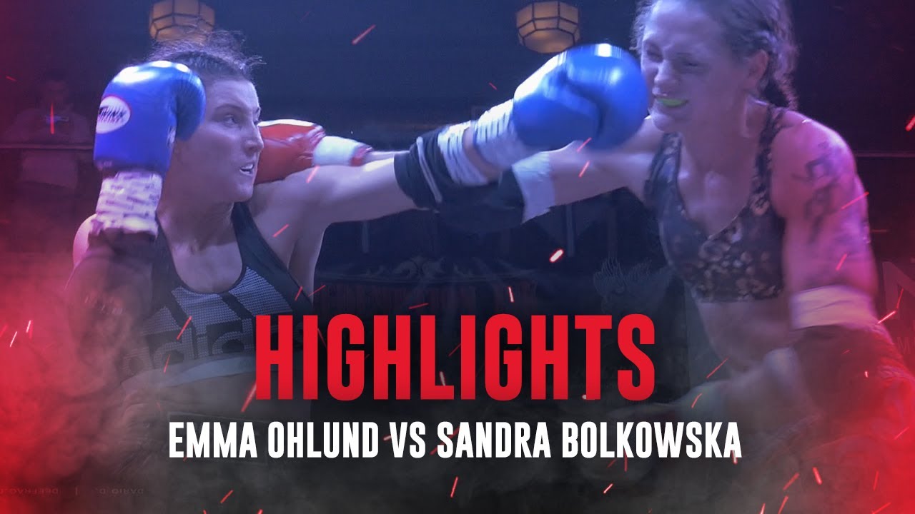 Highlights: Emma Öhlund vs Sandra Bolkowska - Muay Thai Jam, November 2019